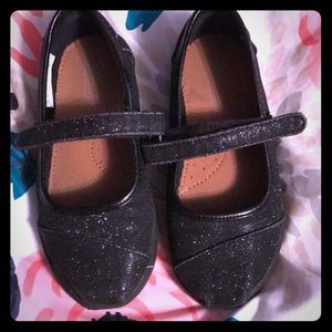 Toms glitter ballet flats